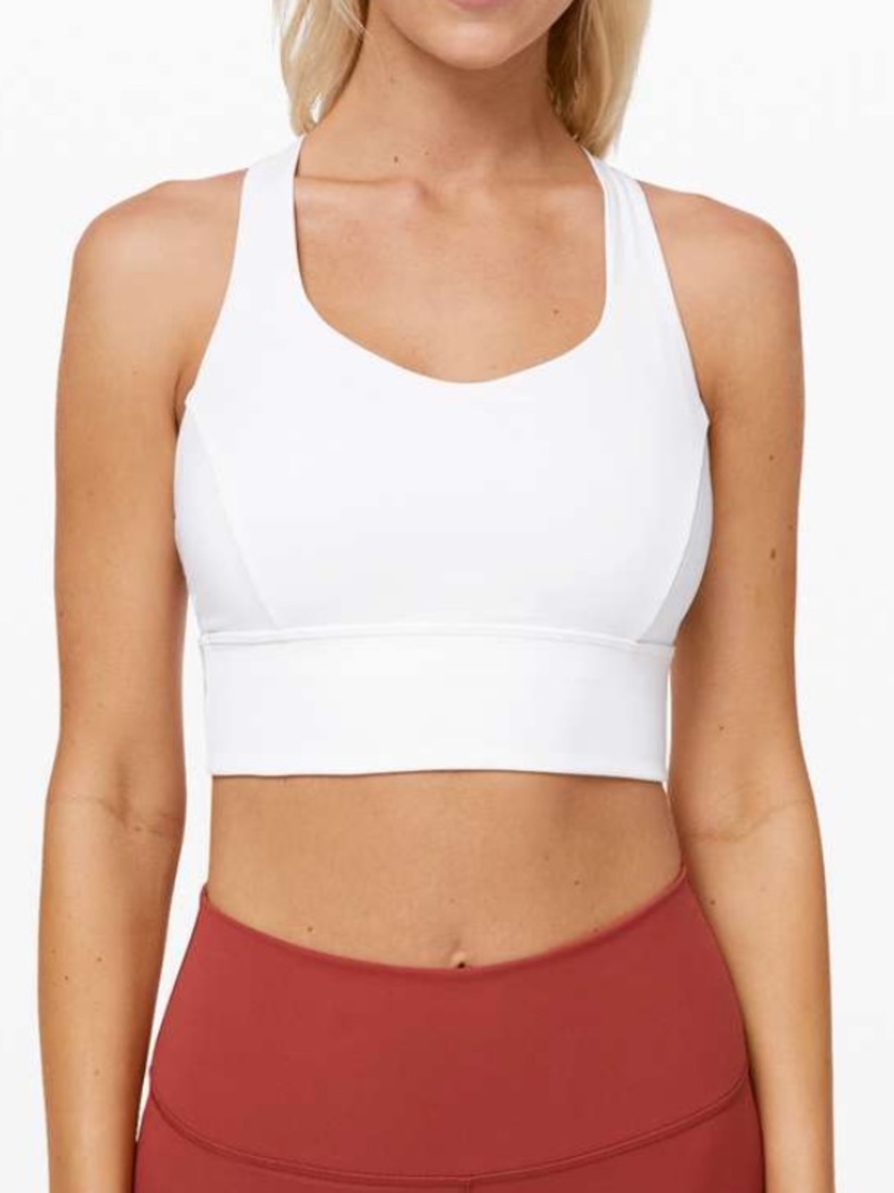 NWT Lululemon free to be serene long line 4 white